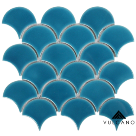 Fishscale Crackle Ionian Blue 